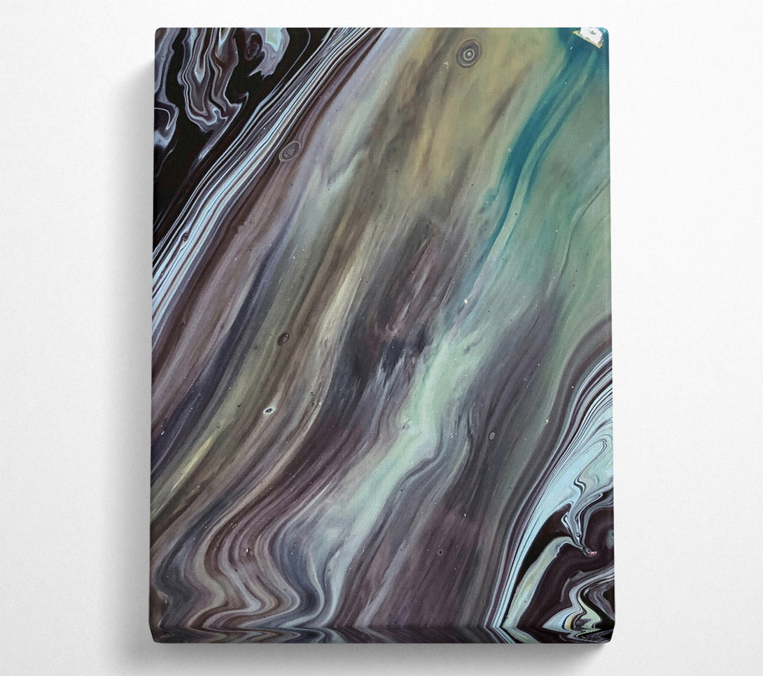  A Canvas Print of Teal Swirling Dreams Canvas Art