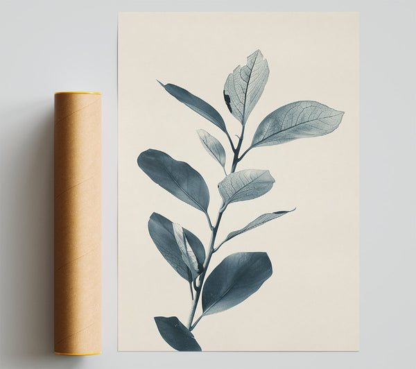 Indigo Branch Study Giclee Print