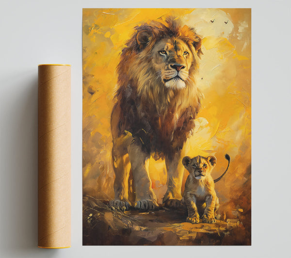 Golden Lion Pride Print