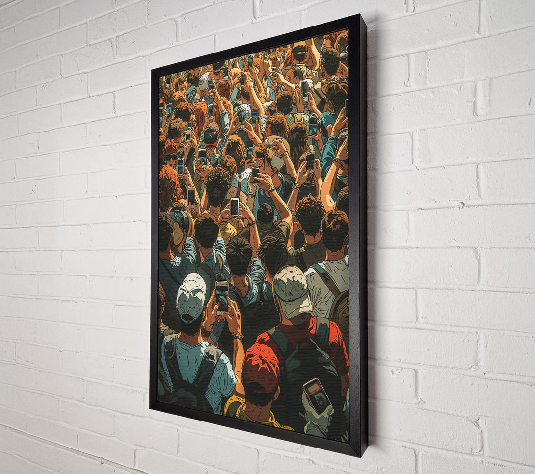  A Canvas Print of Blue Screen Capture Canvas Print