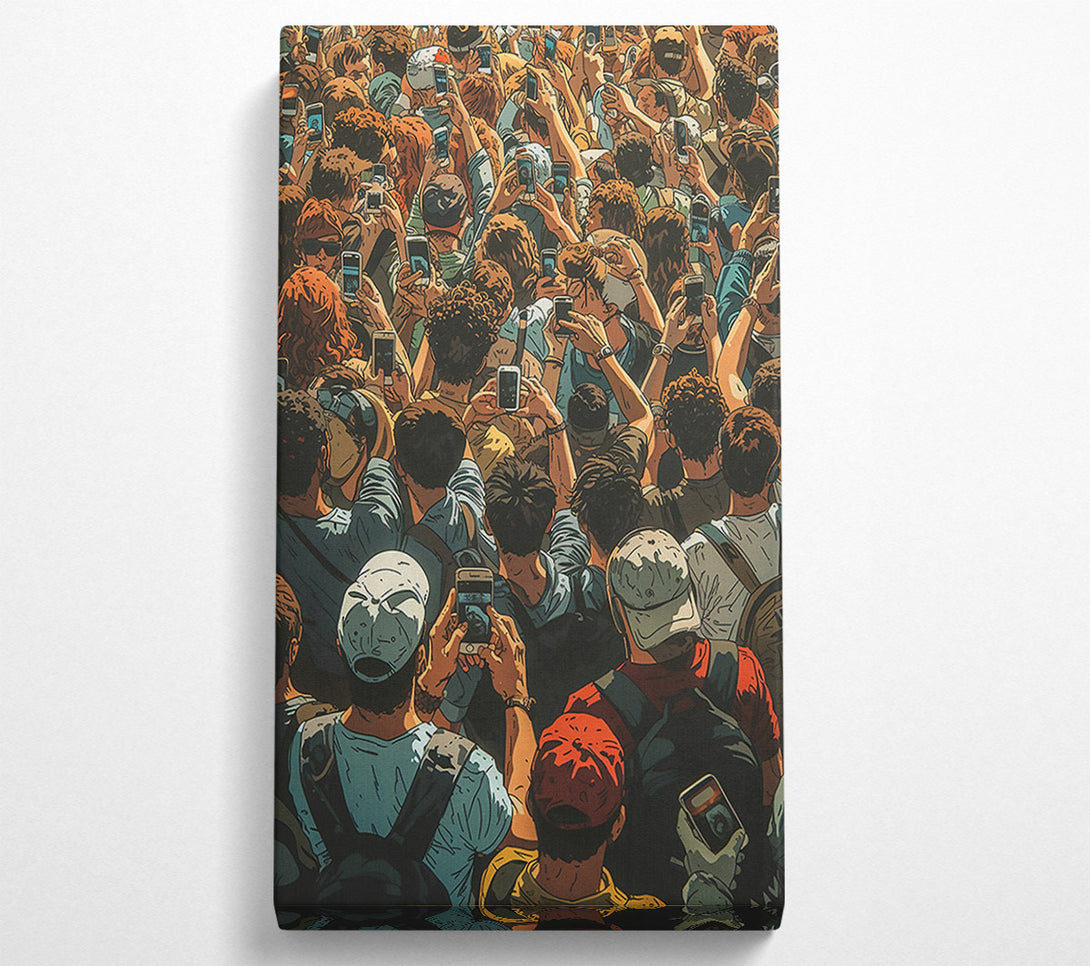  A Canvas Print of Blue Screen Capture Canvas Print