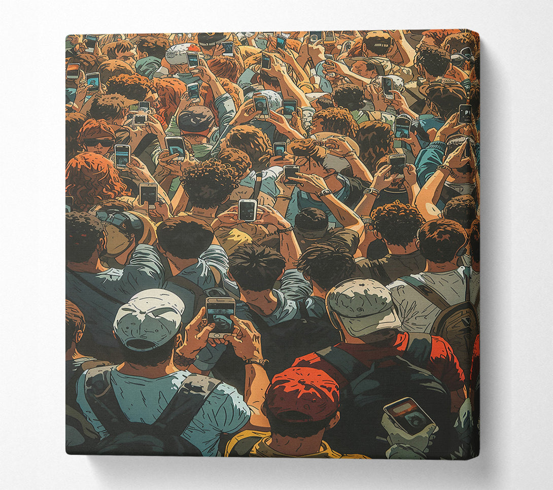  A Canvas Print of Blue Screen Capture Canvas Print