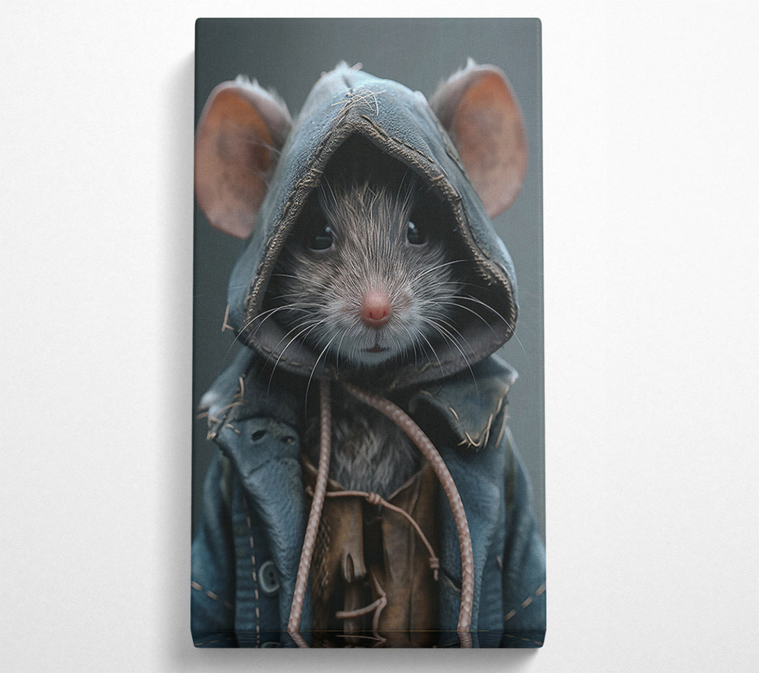  A Canvas Print of Blue Hooded Rat Canvas Wall Art