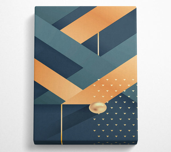  A Canvas Print of Diagonal Lines Canvas Art