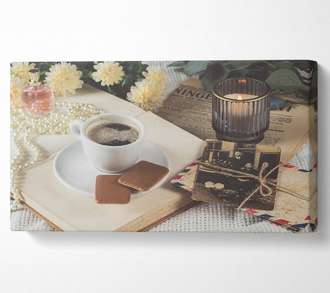  A Canvas Print of Warm Brown Memories Canvas Wall Art