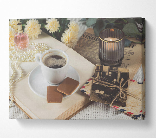  A Canvas Print of Warm Brown Memories Canvas Wall Art