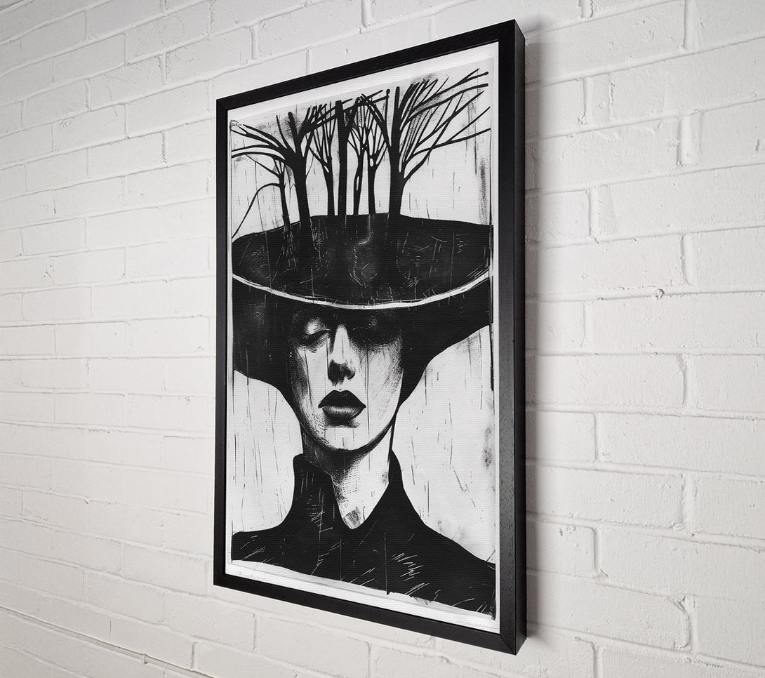  A Canvas Print of Black Canopy Dreams Canvas Art