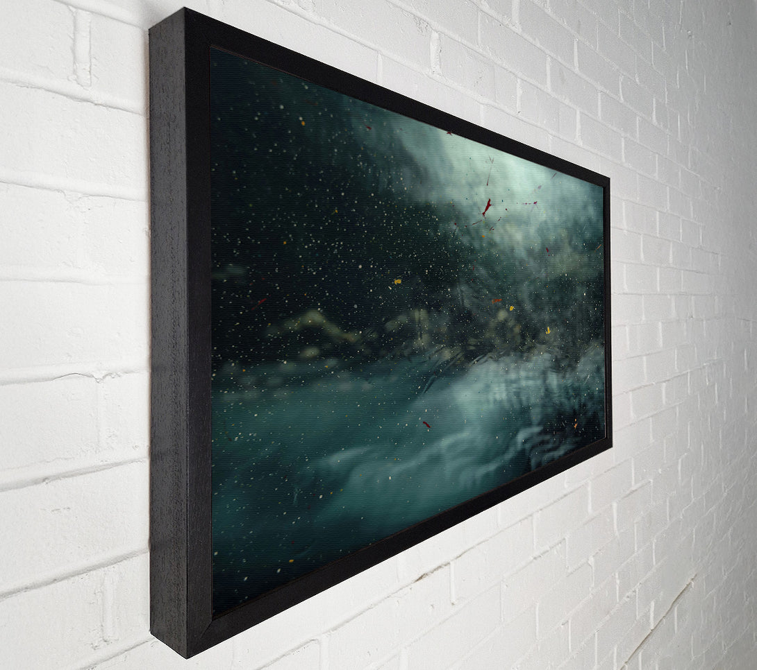  A Canvas Print of Teal Dust Storm Canvas Art