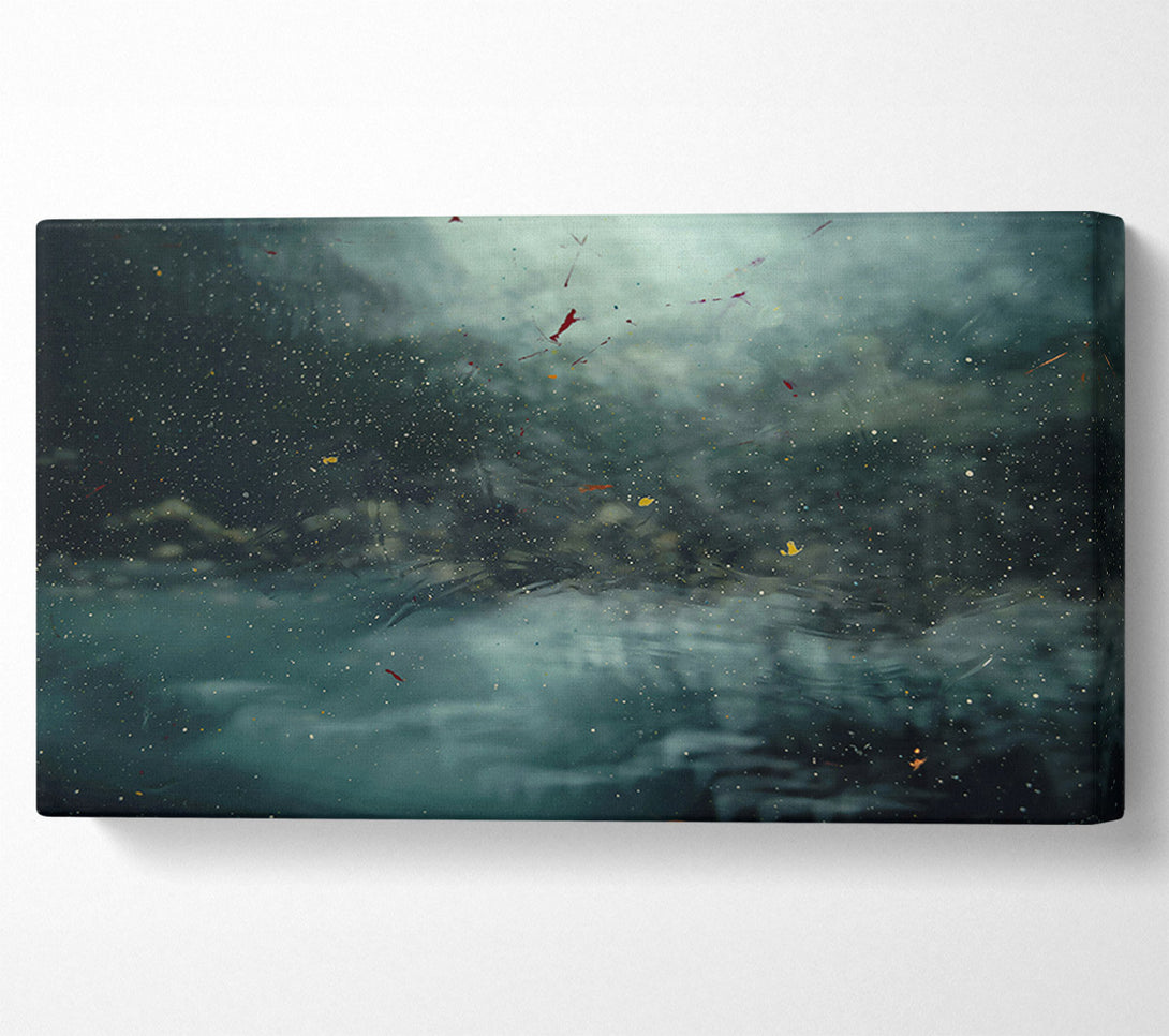  A Canvas Print of Teal Dust Storm Canvas Art