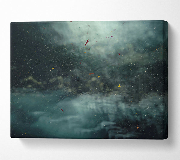  A Canvas Print of Teal Dust Storm Canvas Art