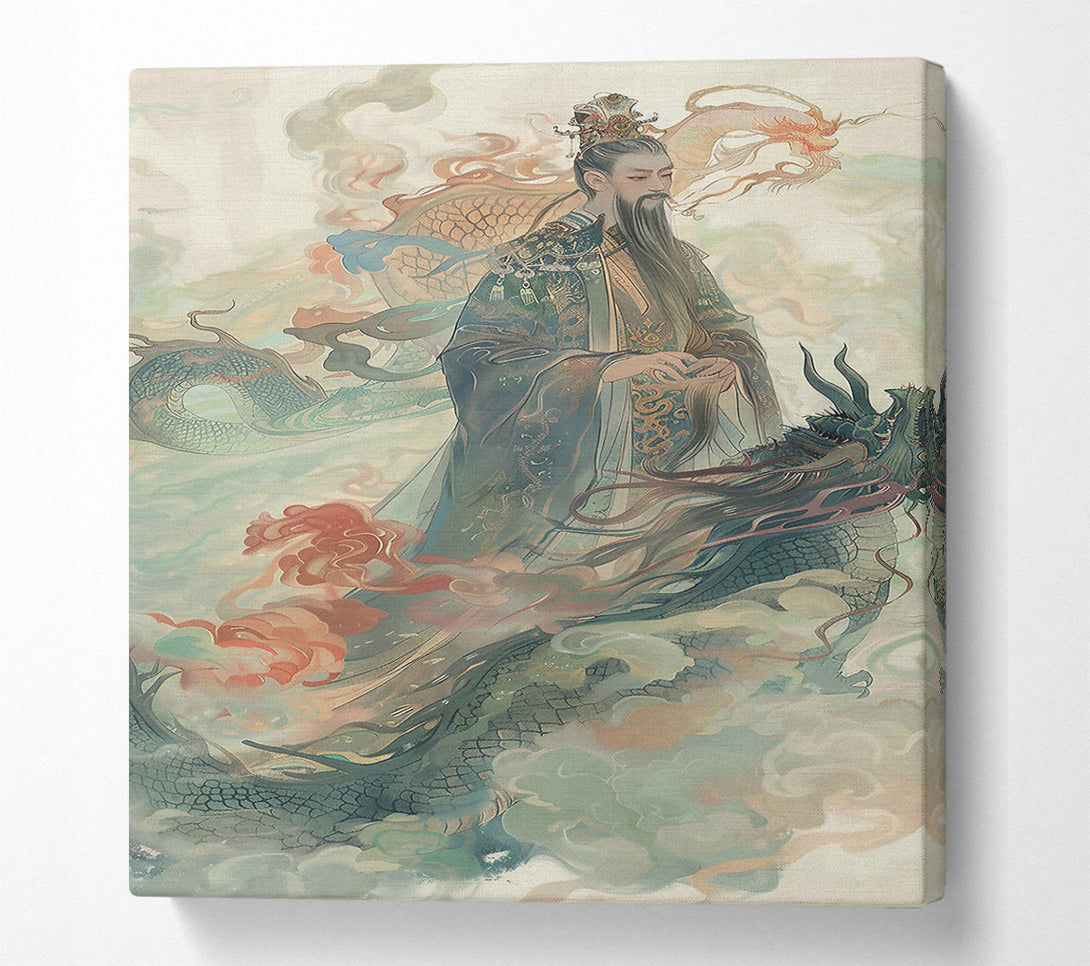  A Canvas Print of Jade Emperor'S Ascent Canvas Wall Art