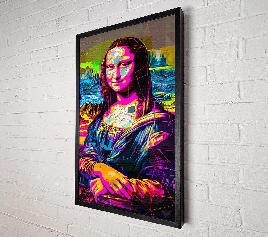  A Canvas Print of Digital Mona Lisa Canvas Print