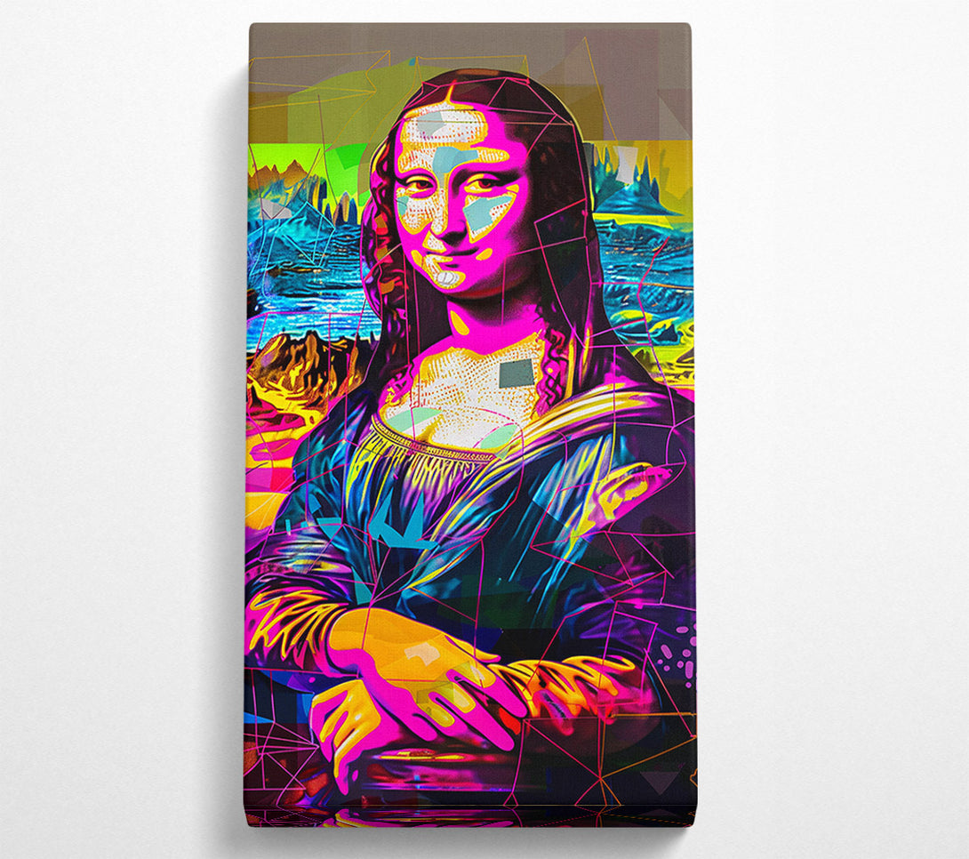  A Canvas Print of Digital Mona Lisa Canvas Print