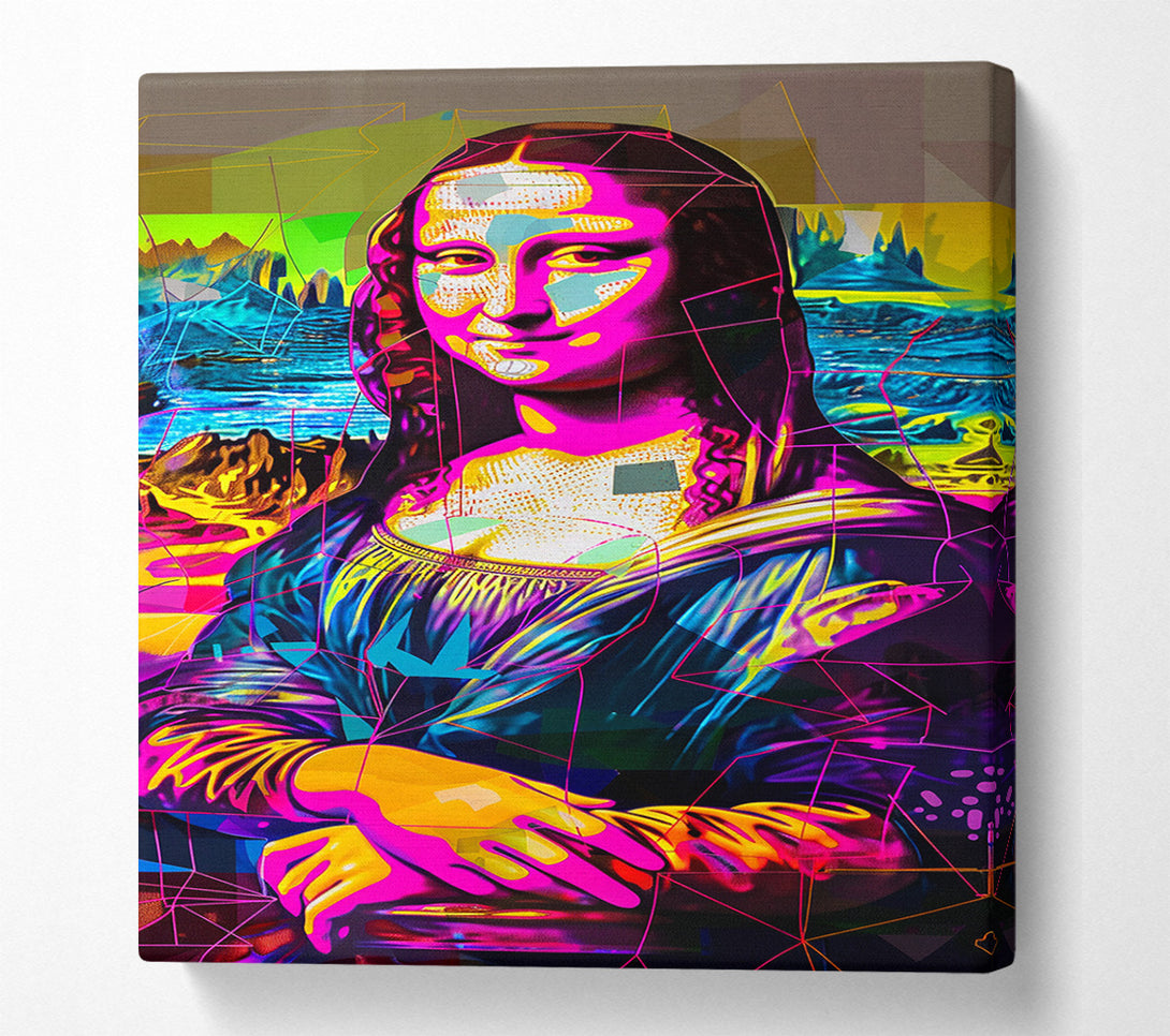  A Canvas Print of Digital Mona Lisa Canvas Print
