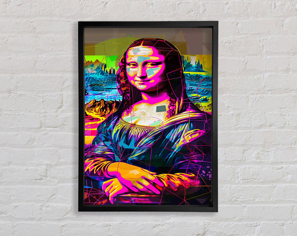 Digital Mona Lisa Framed Print