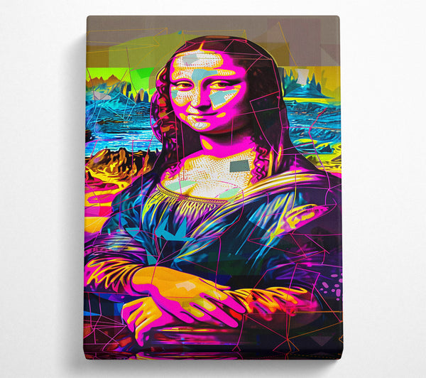 A Canvas Print of Digital Mona Lisa Canvas Print