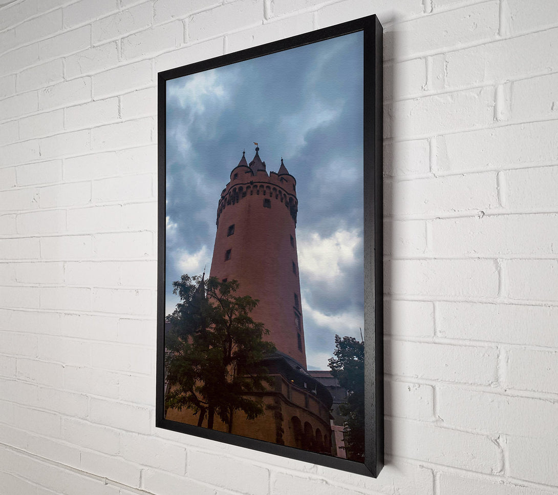  A Canvas Print of The Clay Tower'S Shadow Canvas Print