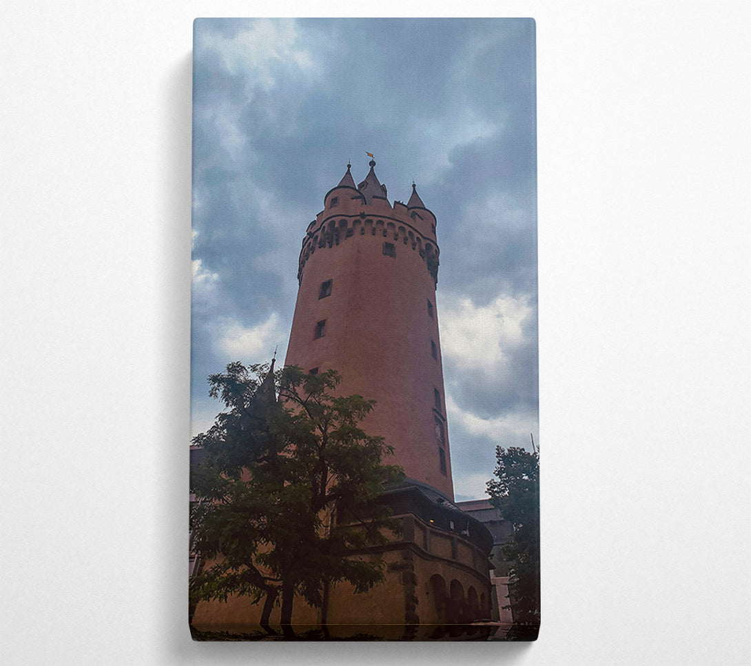  A Canvas Print of The Clay Tower'S Shadow Canvas Print