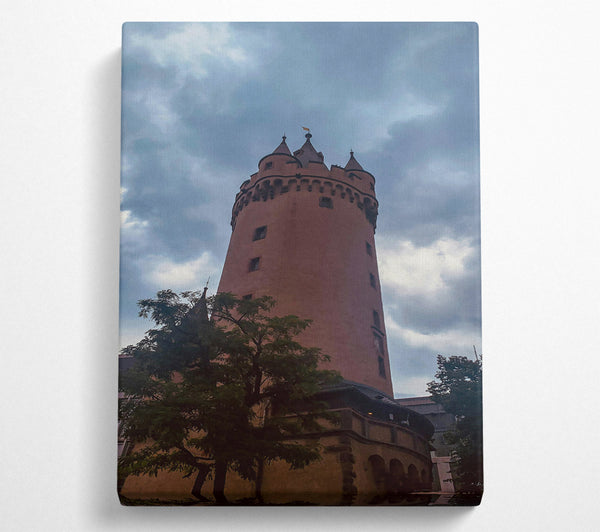  A Canvas Print of The Clay Tower'S Shadow Canvas Print