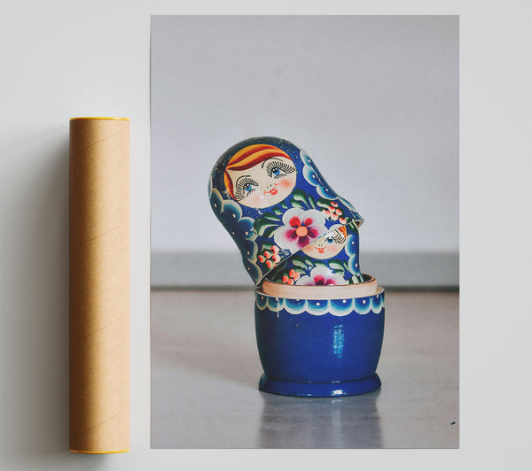 The Blue Nesting Doll Poster