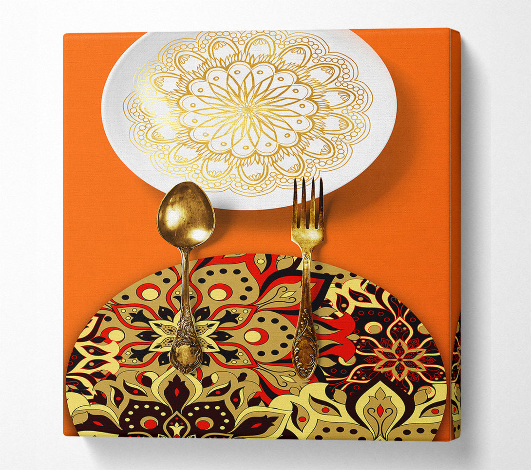  A Canvas Print of Dinner Party Canvas Print
