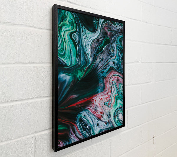 Emerald Swirls Of Color