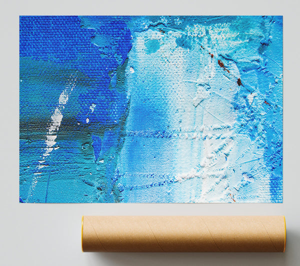 Azure Abstract Detail Giclee Print