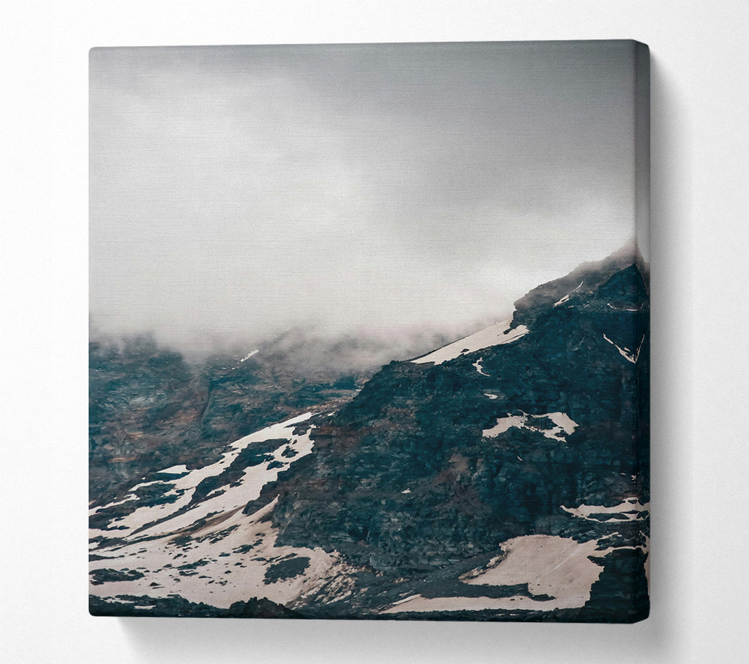  A Canvas Print of Blue Mountain Fog Canvas Wall Art