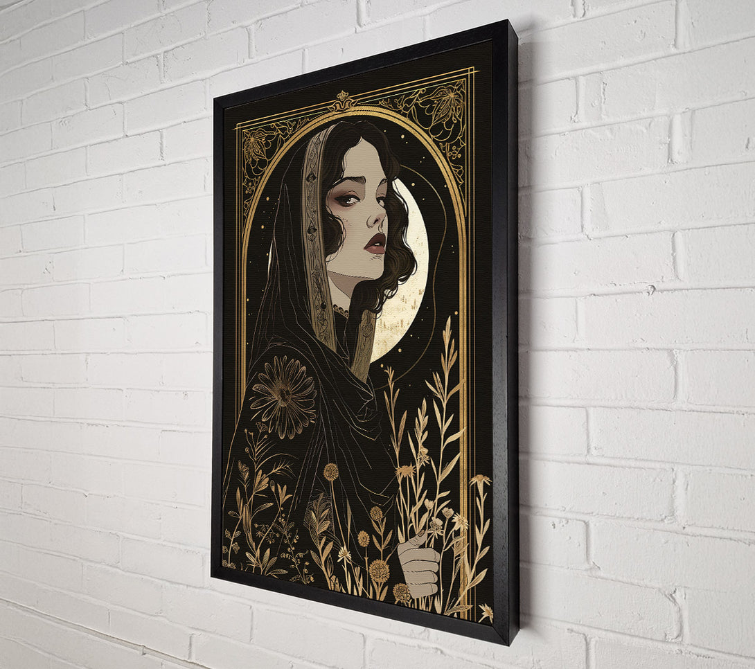  A Canvas Print of Golden Veiled Dreams Canvas Print