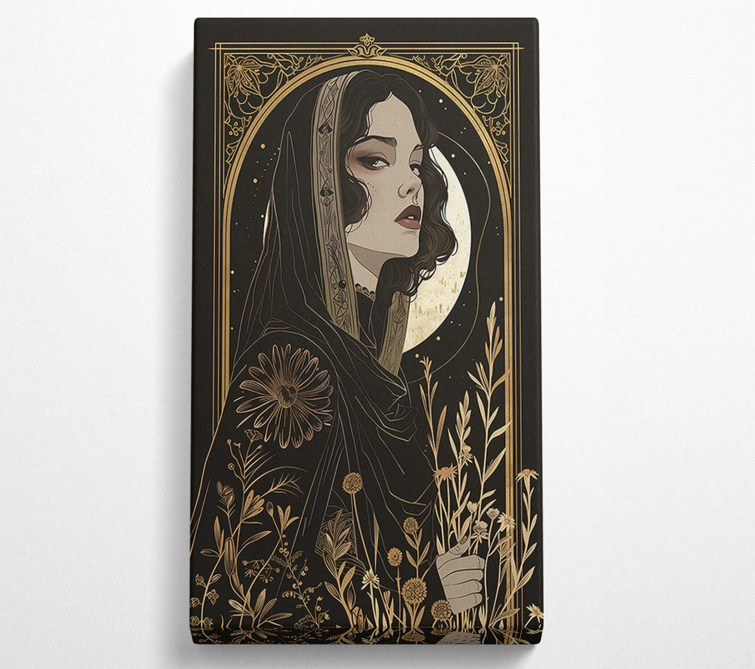  A Canvas Print of Golden Veiled Dreams Canvas Print