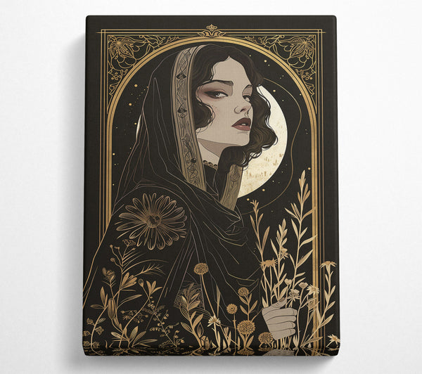  A Canvas Print of Golden Veiled Dreams Canvas Print