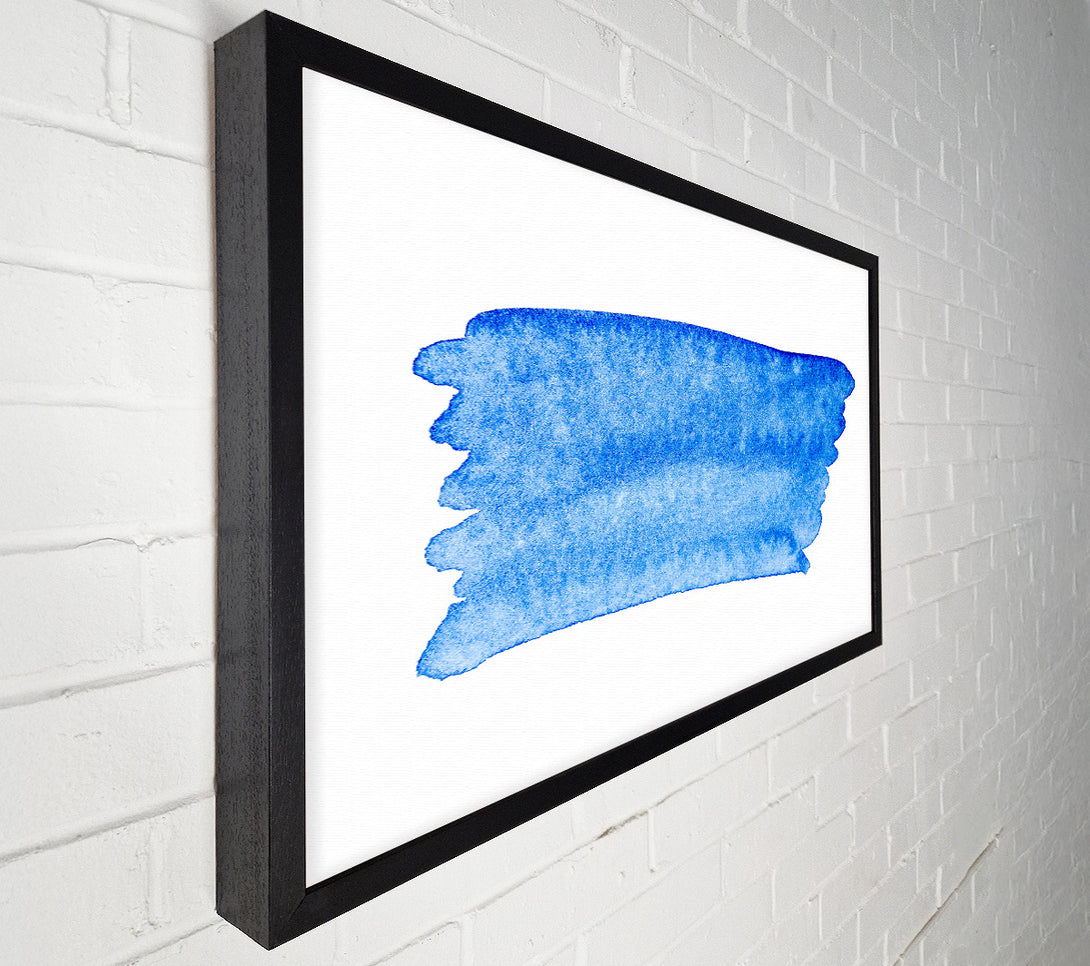  A Canvas Print of Azure Watercolor Swirl Canvas Wall Art