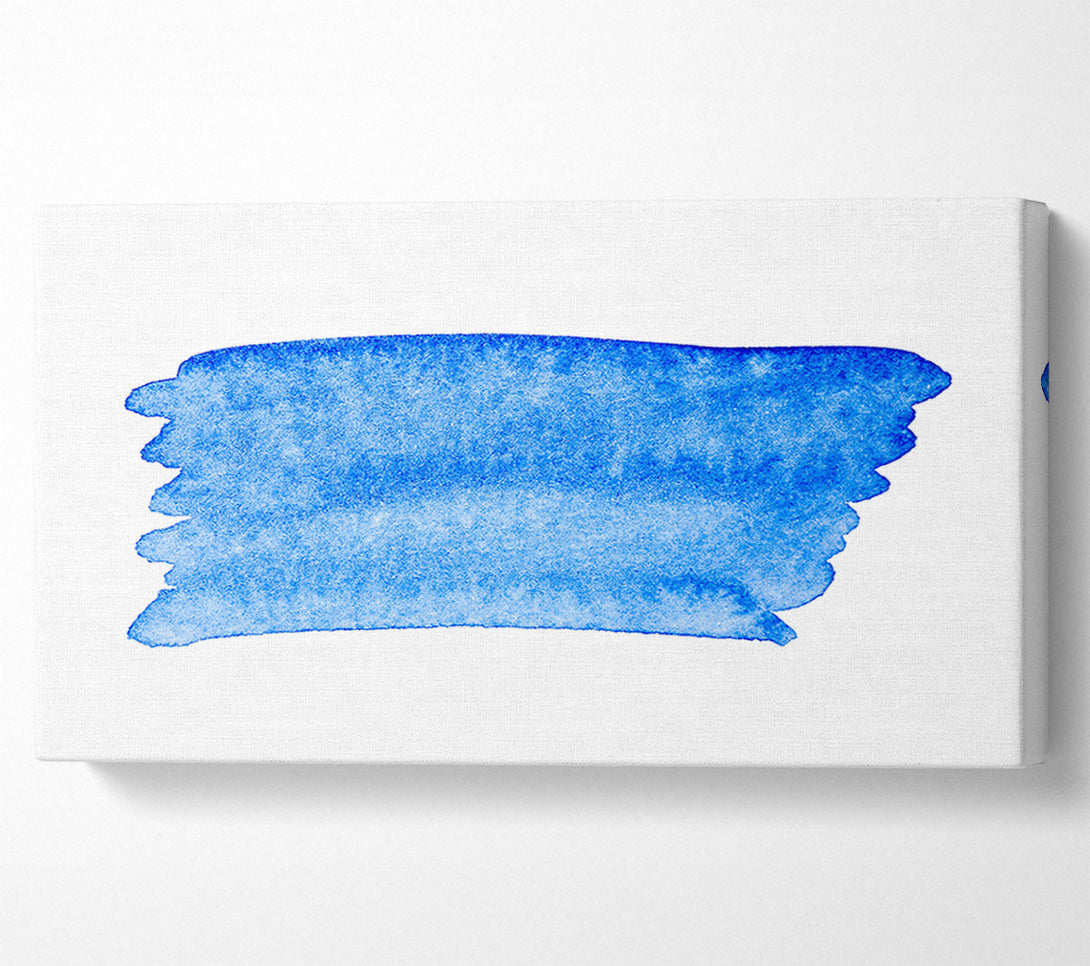  A Canvas Print of Azure Watercolor Swirl Canvas Wall Art