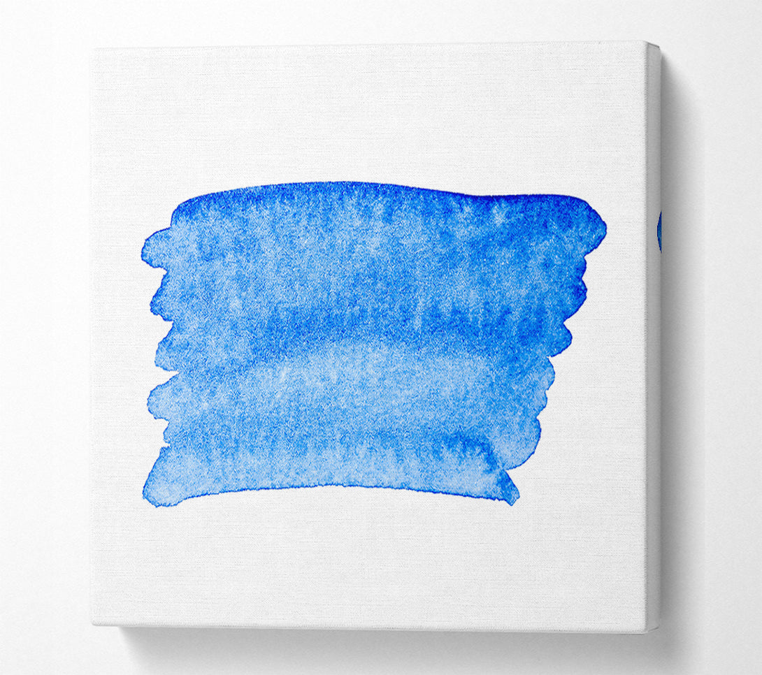  A Canvas Print of Azure Watercolor Swirl Canvas Wall Art