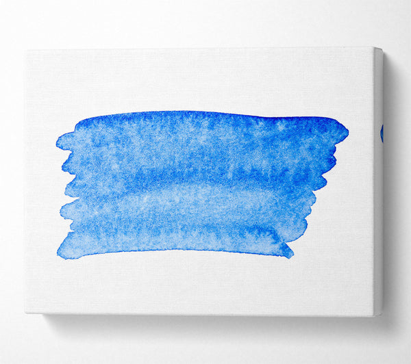  A Canvas Print of Azure Watercolor Swirl Canvas Wall Art
