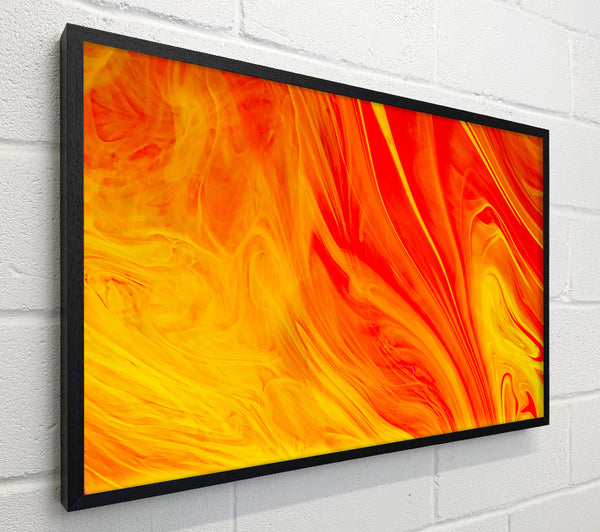 Red And Yellow Swirls