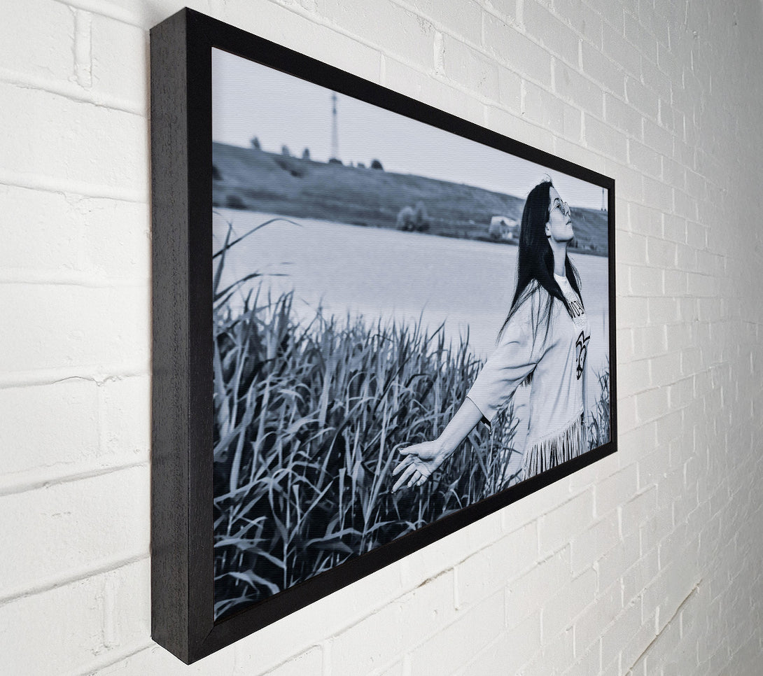  A Canvas Print of Blue Sky Freedom Canvas Print