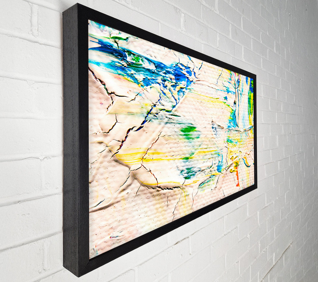  A Canvas Print of Pale Strokes Of Blue Canvas Art
