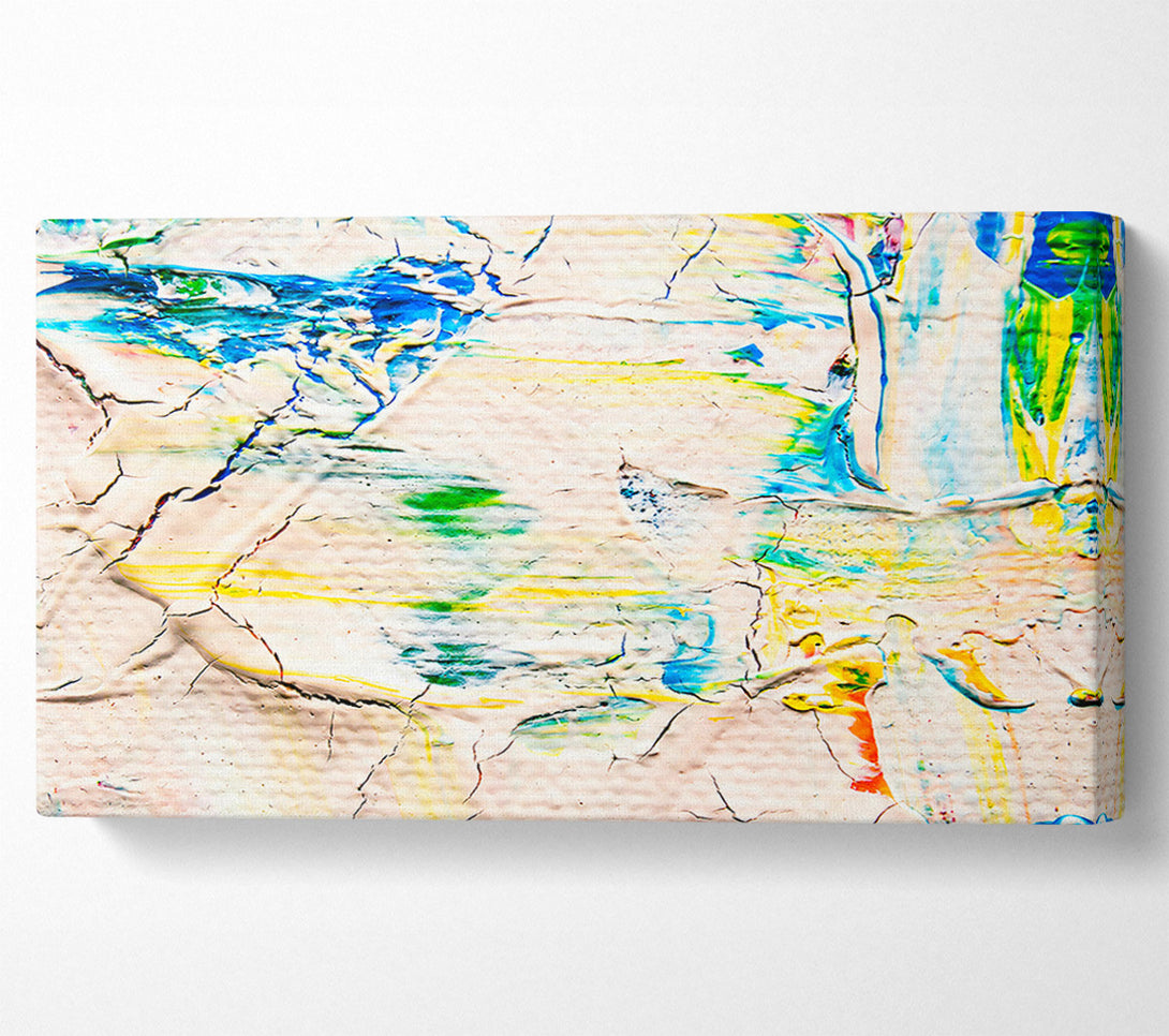  A Canvas Print of Pale Strokes Of Blue Canvas Art