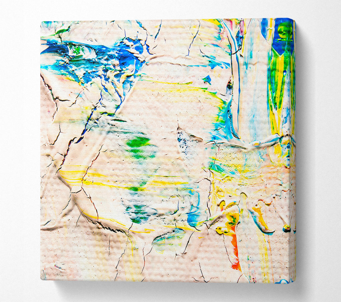 A Canvas Print of Pale Strokes Of Blue Canvas Art