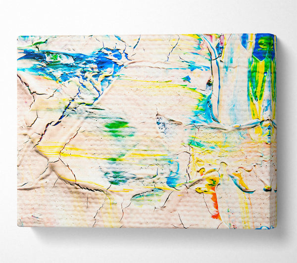  A Canvas Print of Pale Strokes Of Blue Canvas Art