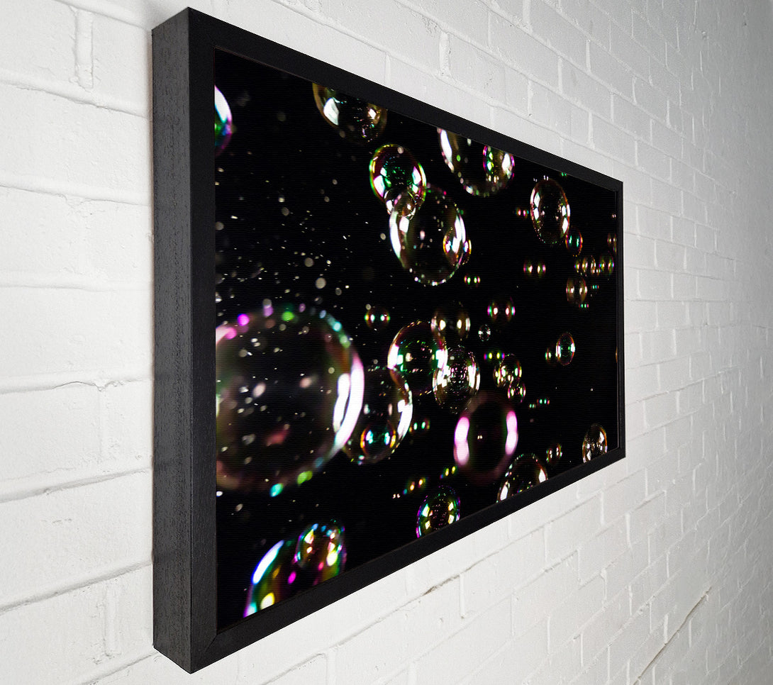  A Canvas Print of Rainbow Bubble Flight Canvas Wall Art