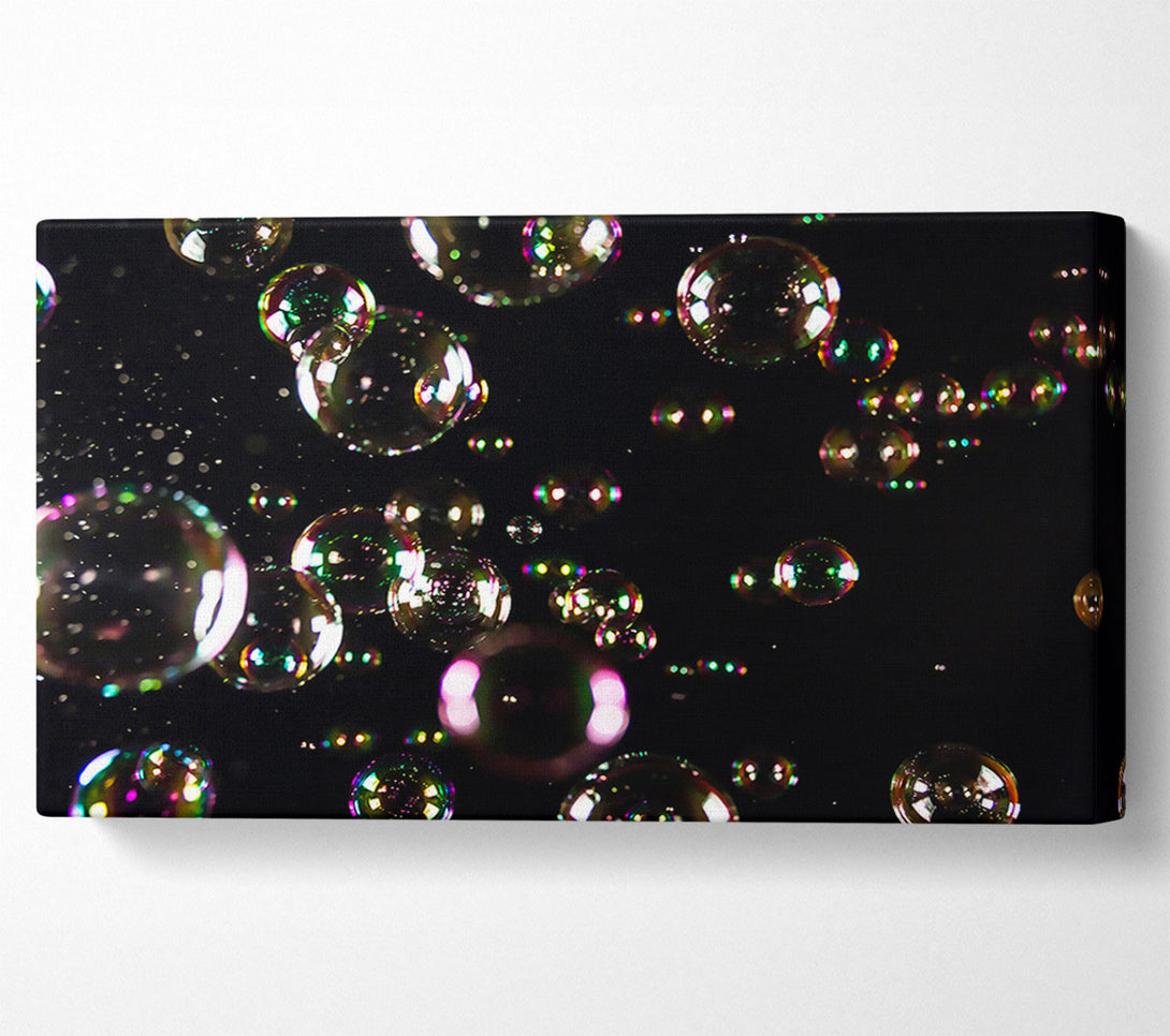  A Canvas Print of Rainbow Bubble Flight Canvas Wall Art