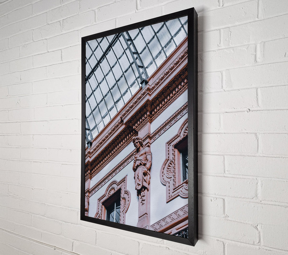  A Canvas Print of Terracotta Guardian'S Gaze Canvas Art