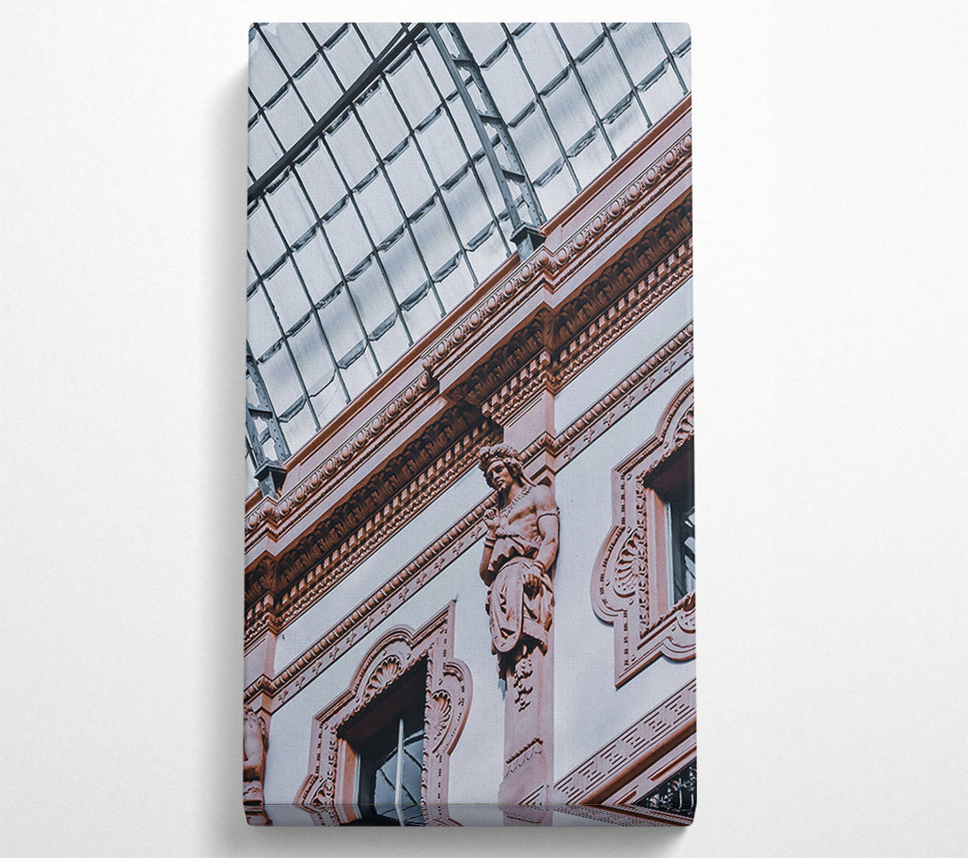 A Canvas Print of Terracotta Guardian'S Gaze Canvas Art