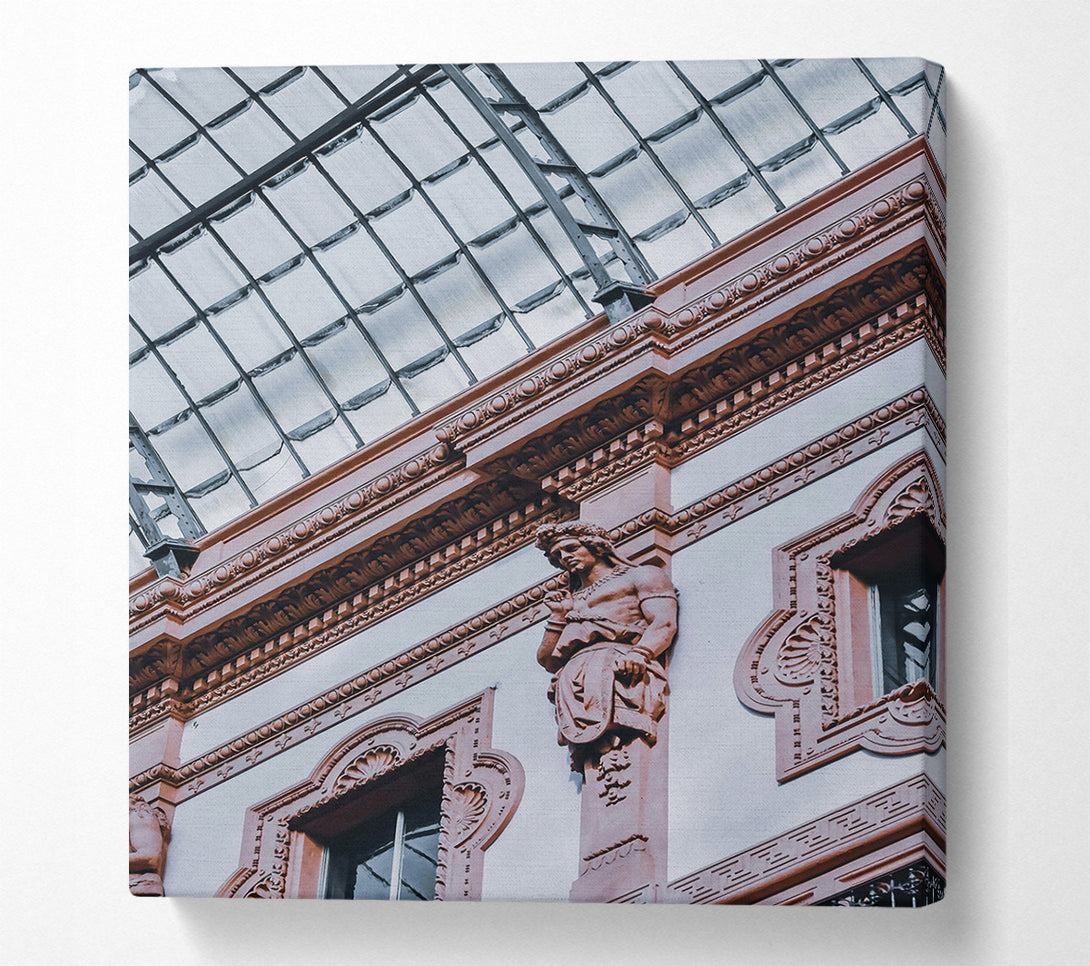 A Canvas Print of Terracotta Guardian'S Gaze Canvas Art