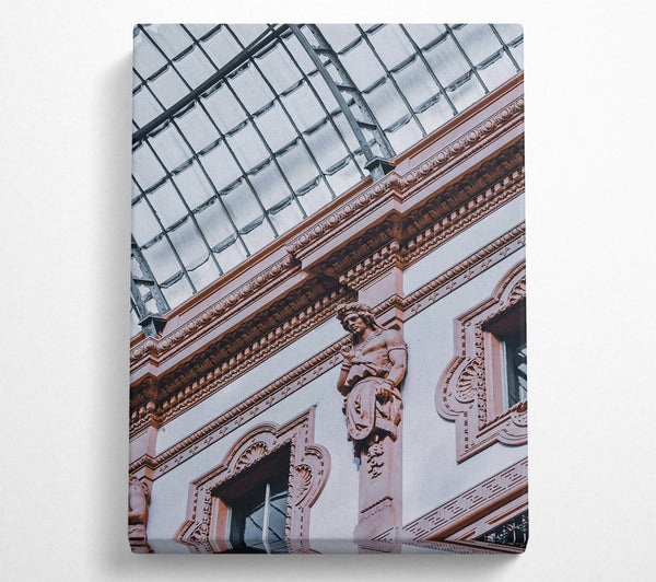  A Canvas Print of Terracotta Guardian'S Gaze Canvas Art