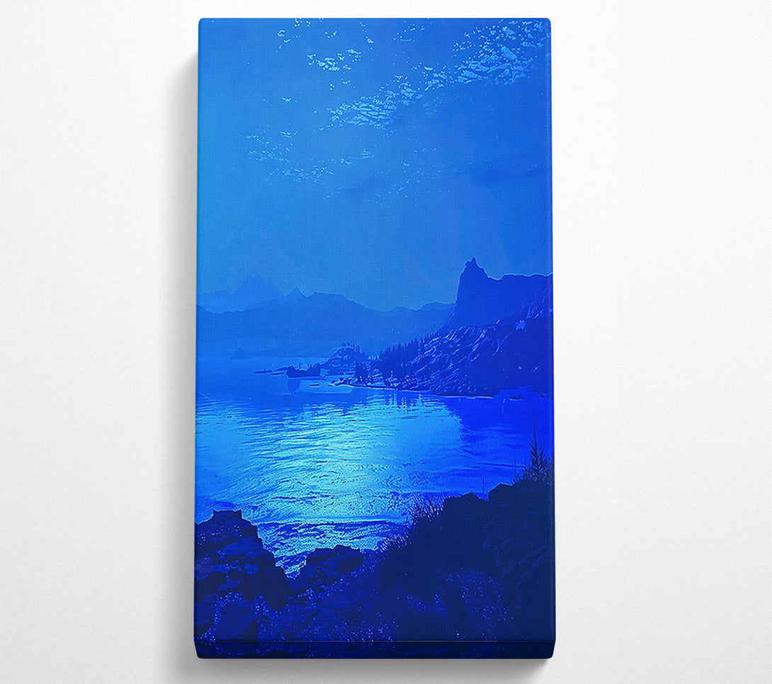  A Canvas Print of Azure Water'S Edge Canvas Art