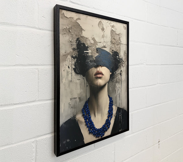 Distressed Graffiti Woman