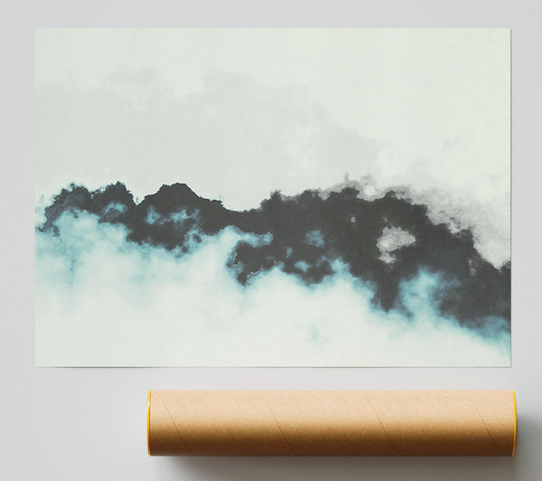 Azure Storm Clouds Giclee Print